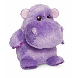 Aurora World Hunk of Love Hippo Plush Purple Small 10" Stuffed Plush New 07755