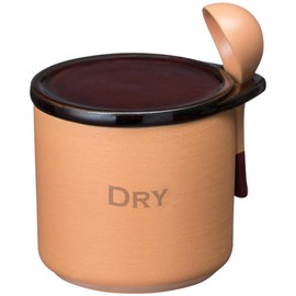Ishigaki Dry Pot 10.1 fl oz (300 ml) with Spoon, Orange