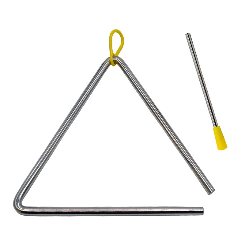 TRIXES 7 Inch Triangle Musical Instruments - Play with Percussion