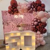 COKAOBE Pink Shimmer Wall Backdrop, 24PCS Square Sequin Shimmer Backdrop