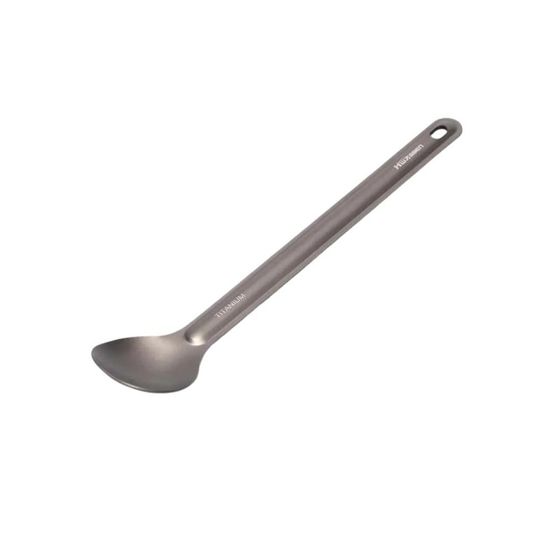 Long Handle Spoon Titanium Ultra Lighweight Camping Outdoor Cookware Utensils