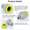 YCICHE Tap Adapter, Pack of 2 Garden Hose Connector Adapter,