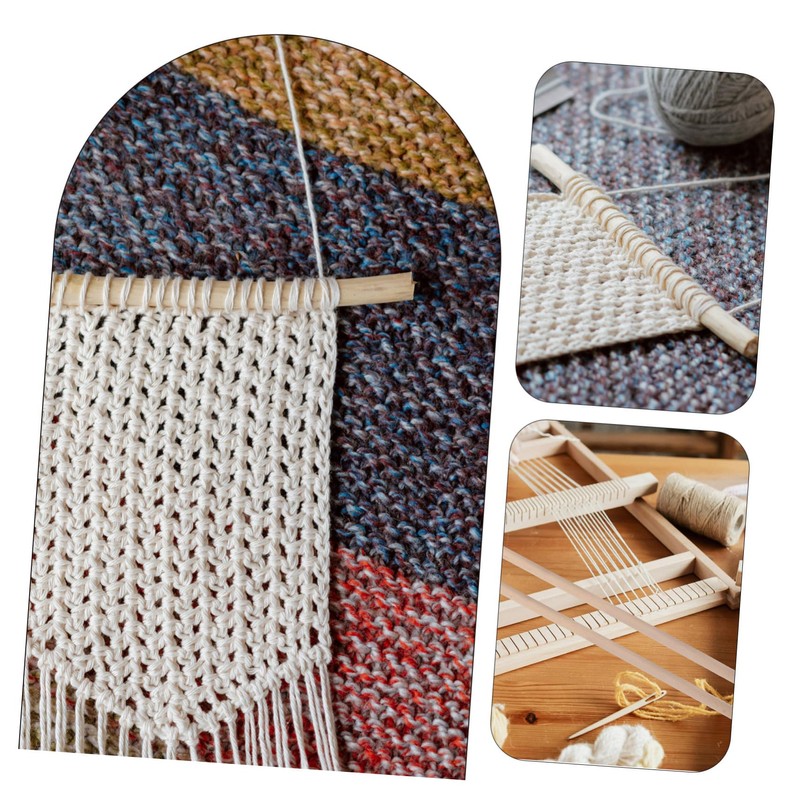 jojofuny 10pcs Natural Wood Drumstick Making Sticks for DIY Craft