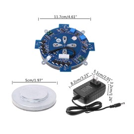 Magnetic Levitation Module DIY Core Kit with LED Lamp Max Load-Bearing 500g Platform for Magnetic Levitation Machine