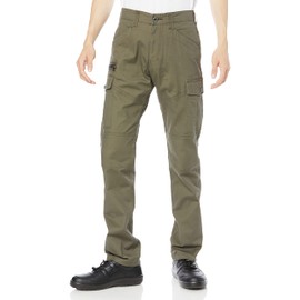 CO-COS GLODITOR GA3915 Stretch Cord Pique Cargo Pants for Autumn and Winter, 29 Army