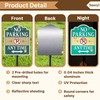 Smeryl No Parking Any Time Sign with 34.6" Stake for