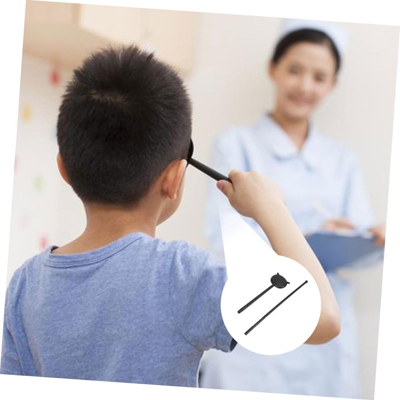 SAFIGLE 4 Sets Handheld Eye Occluder Vision Testing Tools Durable