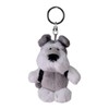 NIKI OUTDOOR PRODUCTS Keychain, Schnauzer, 3.9 inches (10 cm), Backpack, Green, Kids, W4 x D6 x H, gray