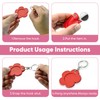 JDHTMTCBGX 4 Pack Leather Tracker Cover Compatible with Airtag Holder