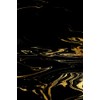Black and Gold Marble Composition Notebook - Small Ruled Notebook