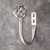 Sumnacon Set of 2 Metal Curtain Holdbacks - Wall Mounted