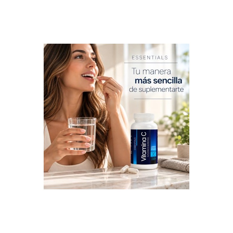 NLS Essentials® Vitamina C con 90 Cápsulas vegetales
