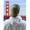 Bexxwell Trucker Cap/Baseball Cap Green/Black with Logo Patch (Optimal Fit,