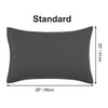 PiccoCasa Zippered Pillowcases, 100% Brushed Microfiber Polyester Pillow Case Cover,