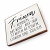 Beech Wood Fridge Magnets with Sayings (Women Can Say Aha)