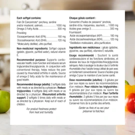 Webber Naturals Omega-3 Fish Oil 1,000 mg, 210 Softgels, Supports Cardiovascular Health and Brain Function