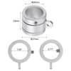 sourcing map 2pcs Flag Pole Rings, Aluminum Alloy Flagpole Rings