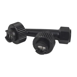 Koshin DP-164 Wide Spout Mini Wide Vertical Double Head
