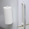 Como Life Magnetic Kitchen Paper Holder, Magnet, White, Load Capacity: