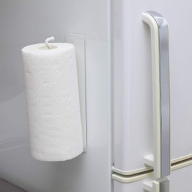 Como Life Magnetic Kitchen Paper Holder, Magnet, White, Load Capacity: 17.6 oz (500 g), Dish Towel Hanger, Towel Hanger, Kitchen Storage