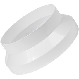 ECOPRO VENT 6" to 5" Eccentric Reducer/Increaser - Connect Straight & Flex Duct, Fan or Vent - HVAC, Heating & Cooling Applications