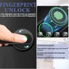 Fingerprint Smart Door Lock, Keyless Entry Door Knob with APP/Backup