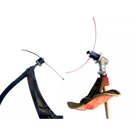 Weedninja Trimmer head Fits all Metal shaft Trimmers- Uses Thickest String or Zip Ties.