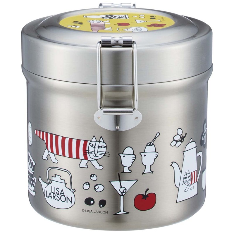 Skater STLB1AG-A Thermal Lunch Box, Rice Mold, 20.3 fl oz