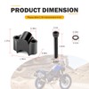 7/8" Heavy Duty Black Handlebar Risers 30mm Height for Motorcycle