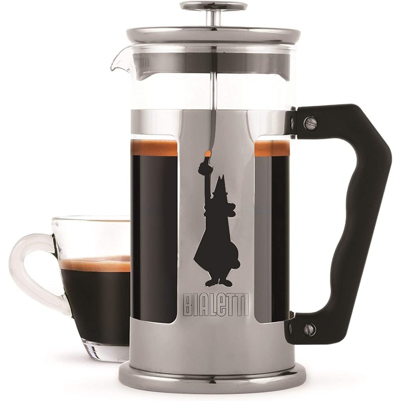 Bialetti Coffeepress French Press Coffee Maker, 8 Cup, Preziosa Stainless
