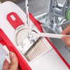 AEX Foldable Mandoline Slicer Adjustable Vegetable Chopper with Safety Lock,