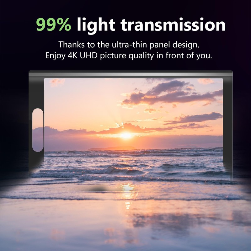 Suttkue for Insta 360 X4 screen protector 3D Full Coverage,