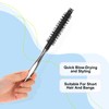 Small Curling Brush, Mini Quiff Roller Brush Portable Round Brush