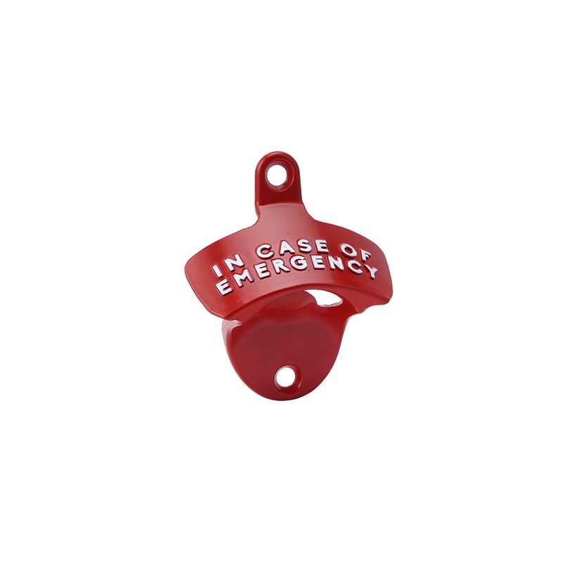 CGB Giftware | Red Bottle Opener | Wall Mounted |
