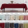 Elegant Tablecloth with Natural Linen Look, Lina Tablecloth and Table