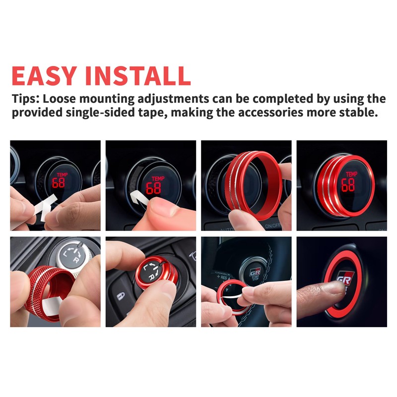 Polodunn Interior Accessories Compatible Subaru BRZ, Toyota GR86 2021 2022