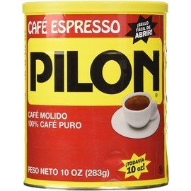 Cafe Pilon Espresso Ground Coffee 10 Ounce Can