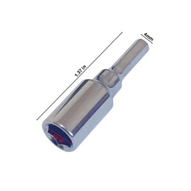 PANSHIYON 4mm to 1/4 Bit Adapter Magnetic,3 Pack Precision Micro to Standard 6.35mm Bit Adapter for 4mm Electric Screwdriver