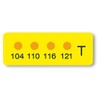 Heat Label MN-T Mini Size 4 Point Label
