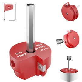 Hehdbz PVC Pipe Reamer, PVC Fitting Saver, PVC Reamer with 1-1/2 Inch Head Aluminum and 3/8 Inch Hex Shaft, PVC Socket Saver Plumbing Tool for PVC SCH 40 ABS CPVC Lines Fitting