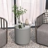 HOMCOM 2.6 Gal Outdoor Cooler Side Table, 3-in-1 Cool Bar