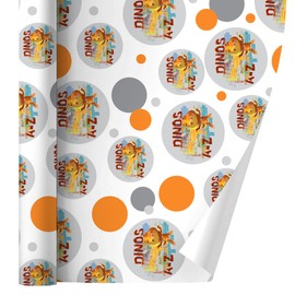 GRAPHICS & MORE Dinosaurs from A to Z Word Art Dinosaur Train Gift Wrap Wrapping Paper Roll