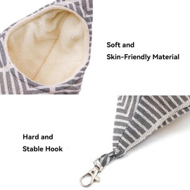 Peg Bag for Washing Line with Hanger, Clothes Peg Bag, Reusable Peg Bags with Sliding Design, Conical Peg Holder for Laundry, Cotton Storage for Clothespins