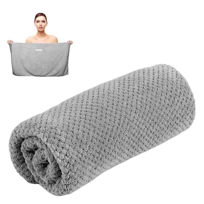 FwQoFvk Hair Drying Caps with Elastic Strap, Soft Absorbent Head