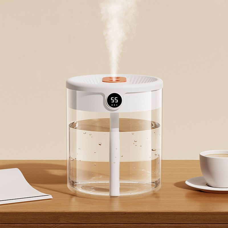 2L Double Nozzle Air Humidifier USB Double Jet Humidifier with