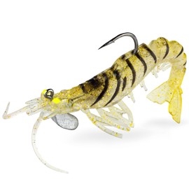 FISHN® GRUMPYcrab 12.5 cm, 13.7 g, Pack of 2 – Ultra Realistic Artificial Bait Rubber Fish for Fishing for Zander, Pike, Cod, Pollock with Hoes and Weight (Wild Tiger)