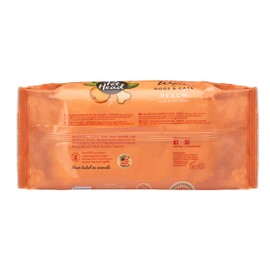 Pet Head Dog Cleaning Hygiene Wipes, Quick Fix Wipes, 80 Pack, for a Speedy Freshen-up Peach