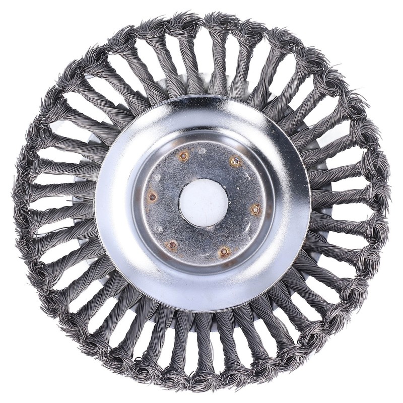 Twisted Wire Wheel Steel Garden Grass Weed Brush Cutting Head