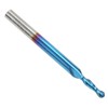 Ballnose Cutter Ball End Mill Blue Coated Spiral Router Bit