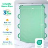 Improvia Positioning Bed Pad, with 8 Reinforced Handles, Quick-Drying, Washable,